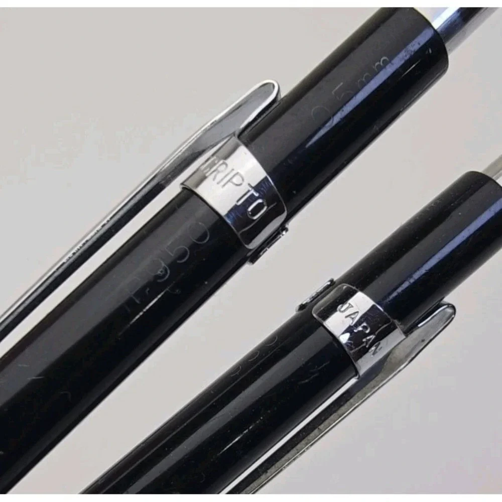 Scripto Vintage Mechanical Pencil P970 & P950 SET of (7) Japan Korea Twist Click